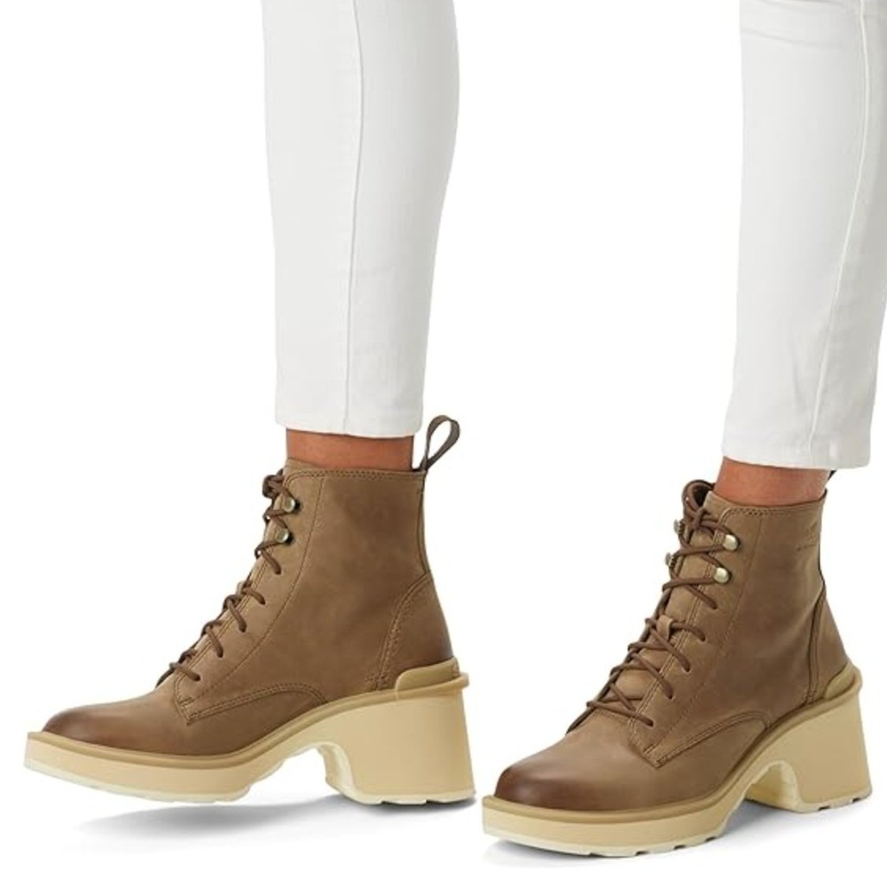 Sorel Women's Hi-Line Heel Lace Waterproof Boots Women's 9.5‎